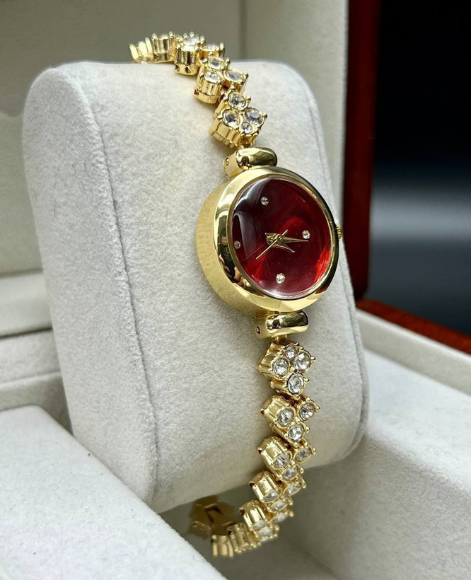 خرید اینترنتی ساعت زنانه مجلسی طرح جواهر کد 369518