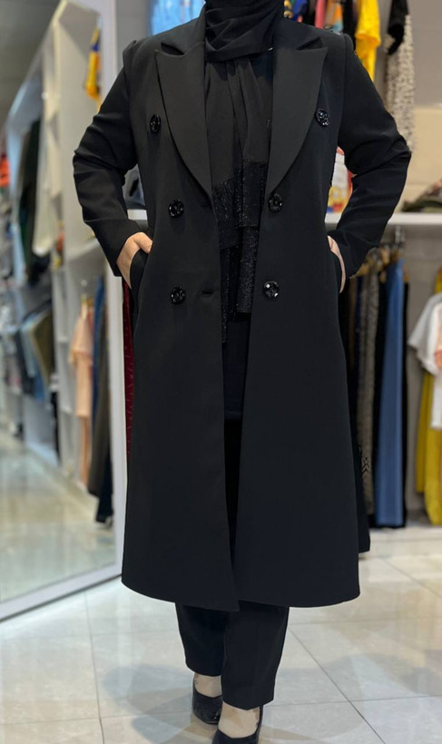 خرید آنلاین مانتو کتی بلند میترا 2469