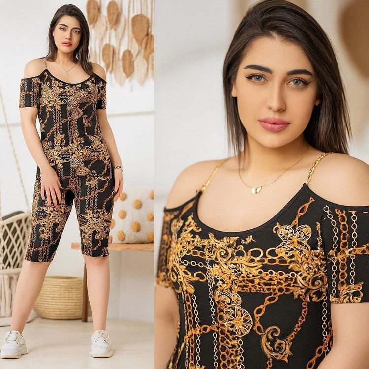 خرید ست تاپ شلوارک منیژه 44093