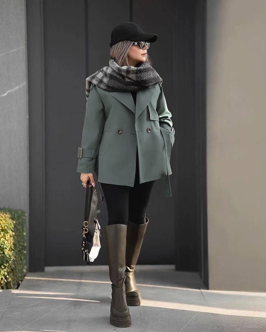 خرید ترنچ کت تک شنل کد 94438