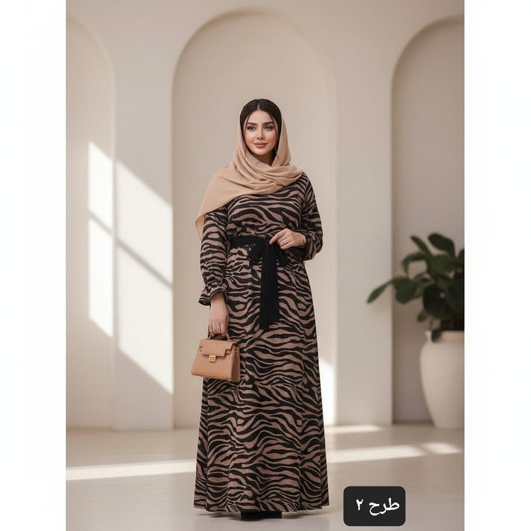 خرید ماکسی بلند حوری کد 99544