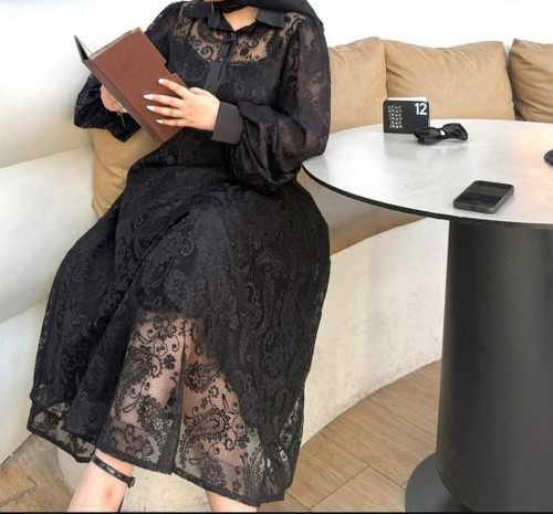 سفارش اینترنتی پیراهن مجلسی گیپور کد 37174