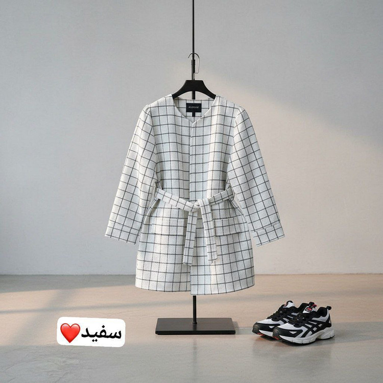 مشاهده قیمت و خرید مانتو کتی چهارخونه پاییزه کد 37185