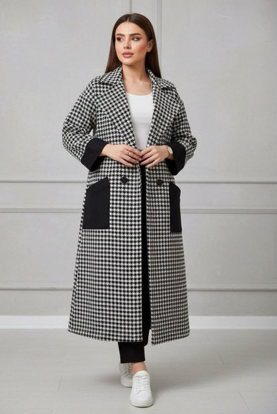 خرید اینترنتی مانتو بلند مدل آنیل کد ۴۱۸۵