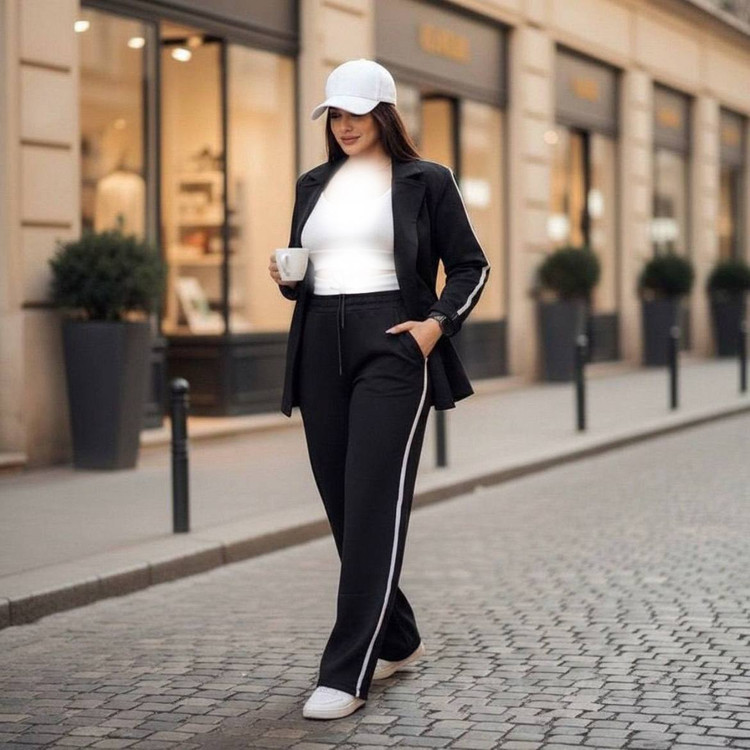 خرید اینترنتی ست کت و شلوار کتان کد 94412