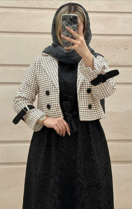 خرید اینترنتی کت و سارافون پاییزه کد 32798