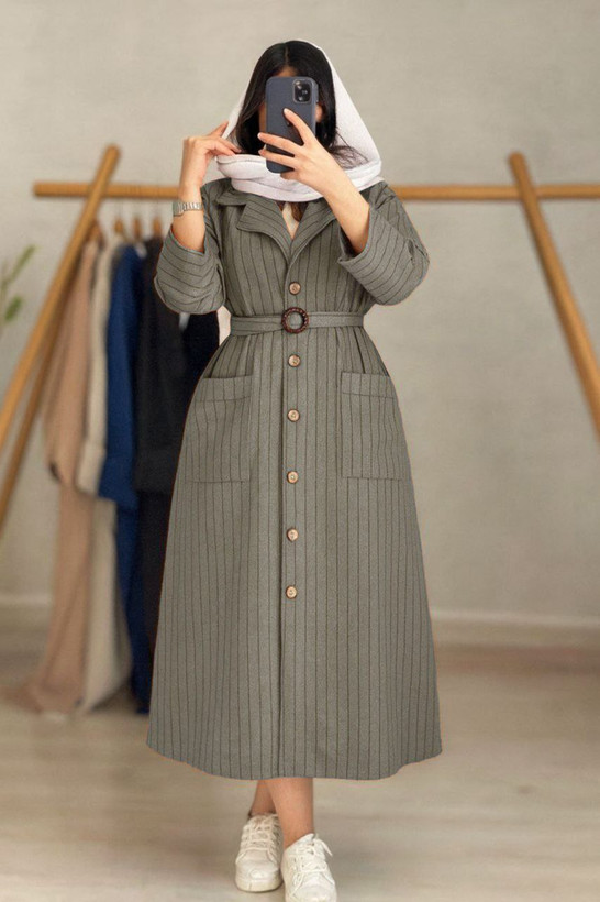 خرید آنلاین مانتو بلند آسو کد 4200