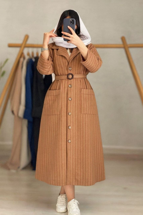 سفارش اینترنتی مانتو بلند آسو کد 4200