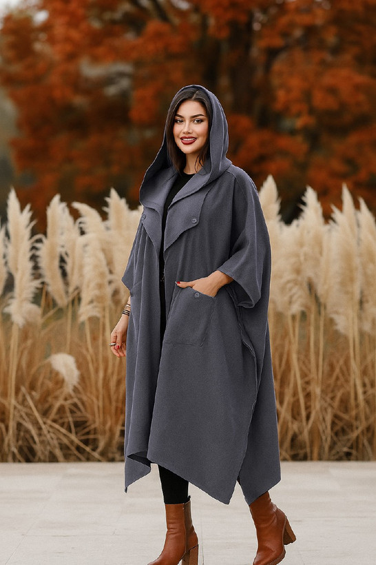 خرید اینترنتی و آنلاین پانچو مدل لیلا کد 94611