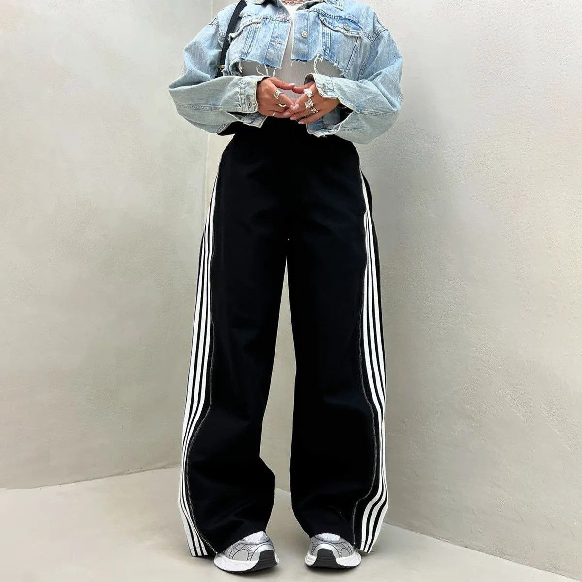 خرید شلوار بغل زیپ آدیداس کد 93813