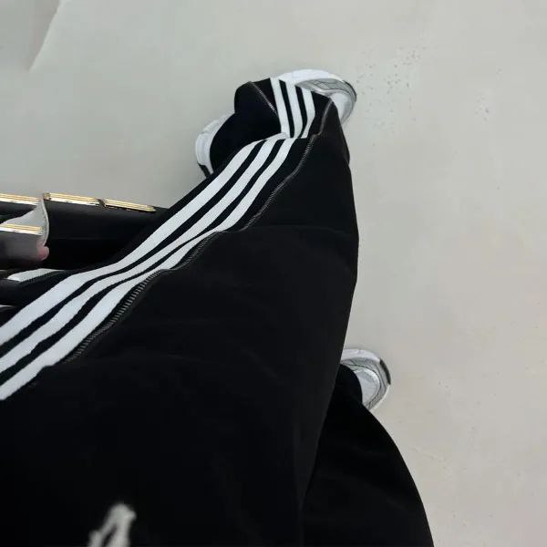 خرید اینترنتی شلوار بغل زیپ آدیداس کد 93813