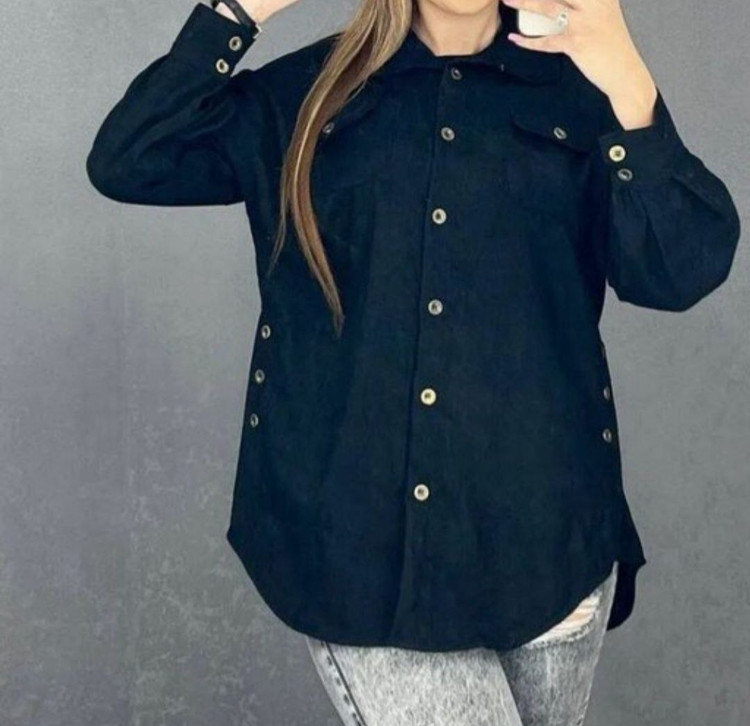 سفارش مانتو مخمل بغل دکمه کد 78391