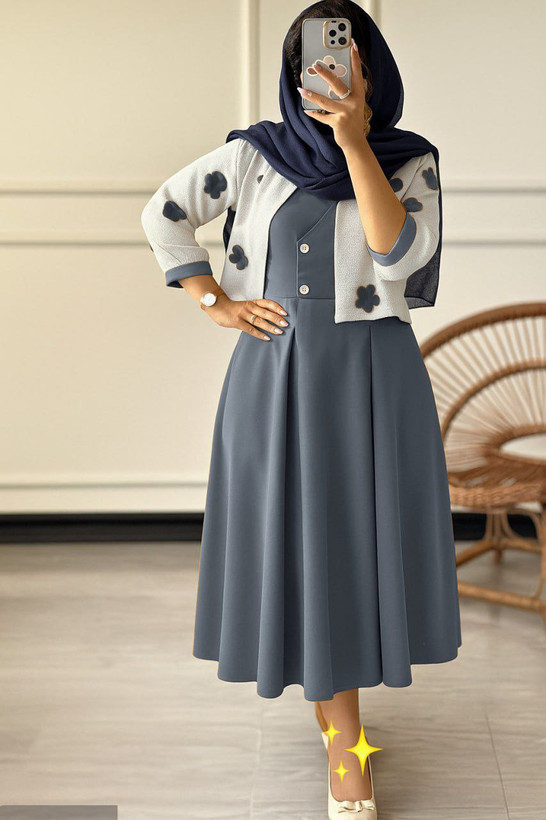 مشاهده قیمت کت سارافون نقره کد 94426