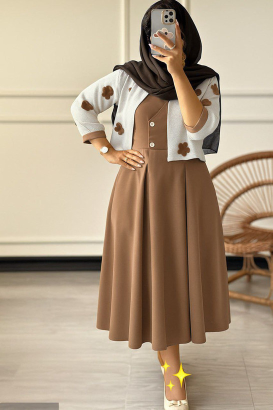 خرید اینترنتی و آنلاین کت سارافون نقره کد 94426