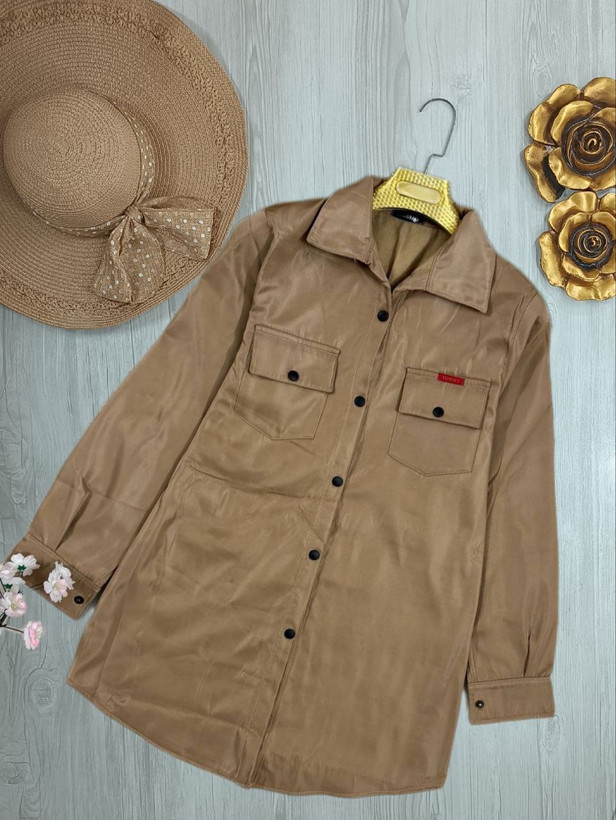 مشاهده قیمت و خرید مانتو بارونی تی سی مدل هیلا کد 77279