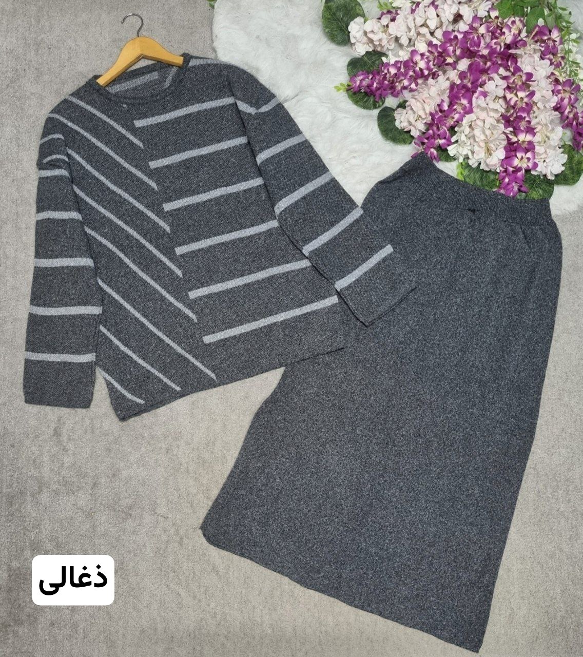 بهترین مدل ست بلیز دامن بافت ارمیده کد 43648