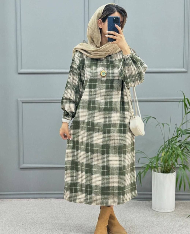 مشاهده قیمت و خرید کفتان چهارخونه کد 78043