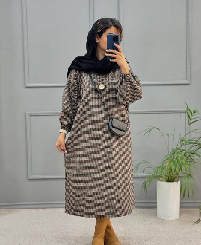 خرید اینترنتی کفتان چهارخونه کد 78043