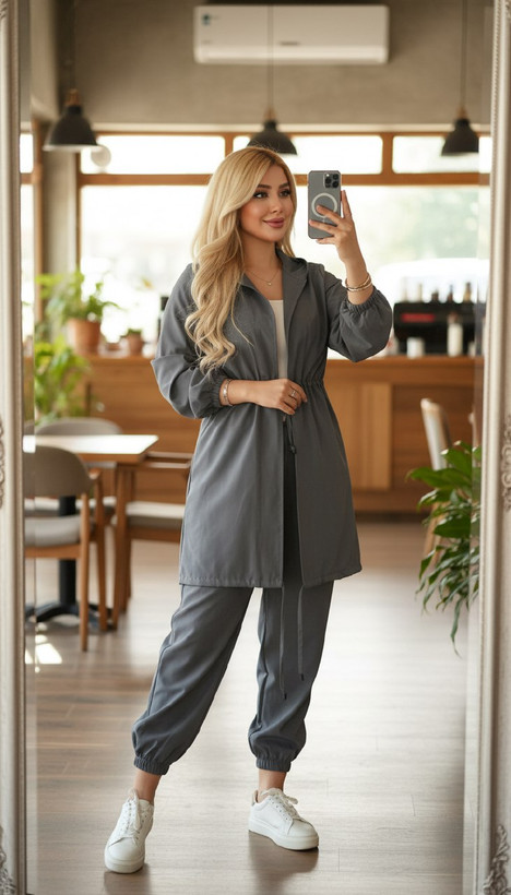 مشاهده قیمت سوئیشرت شلوار مایسا کد 55789