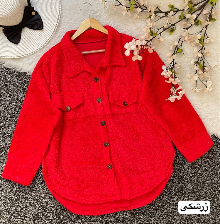 سفارش اینترنتی و آنلاین مانتو جلو دکمه تدی کد 94753