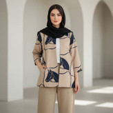 خرید و سفارش اینترنتی کت و شلوار طرح اسب کد 43654