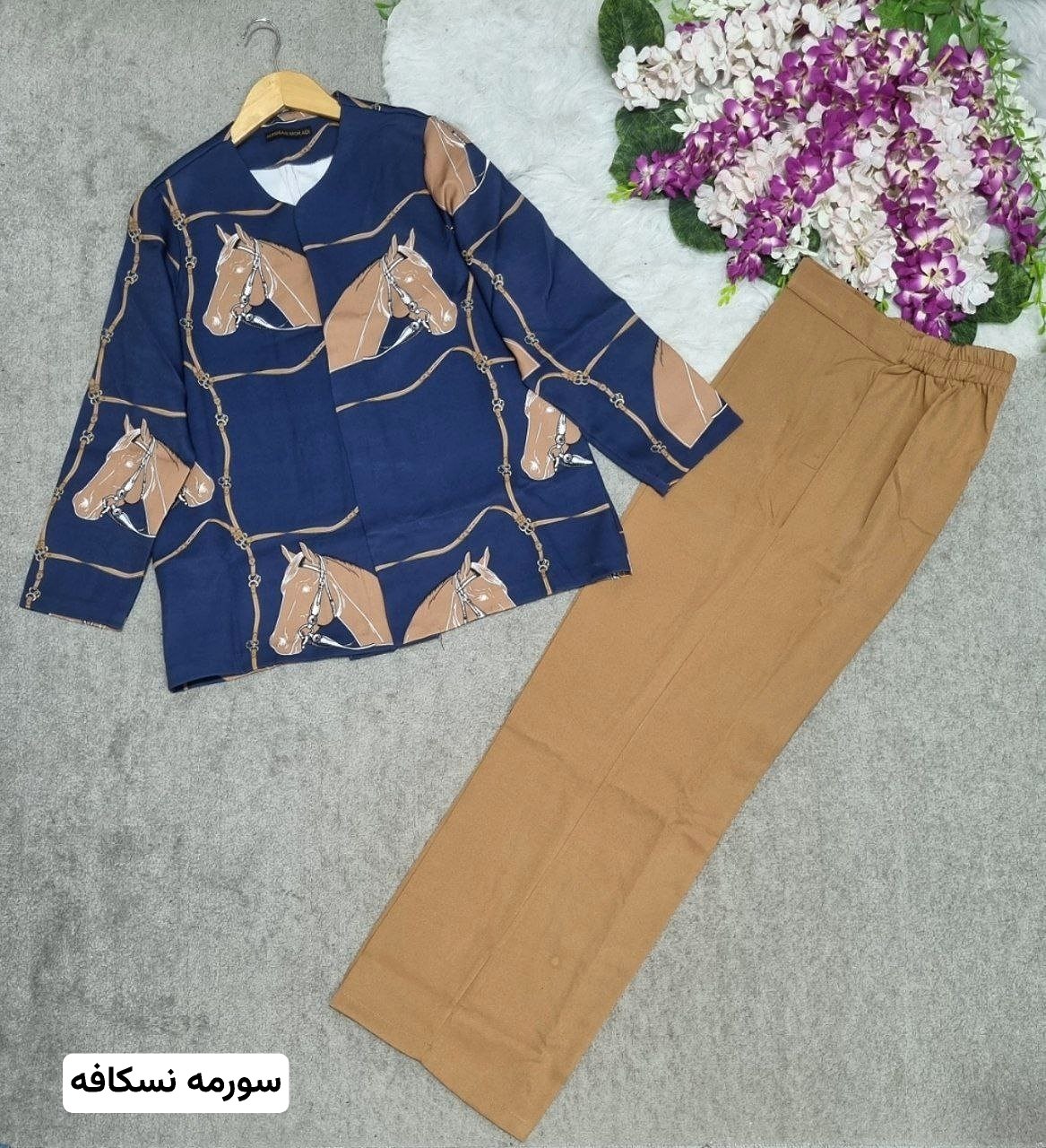 سفارش و خرید آنلاین کت و شلوار طرح اسب کد 43654