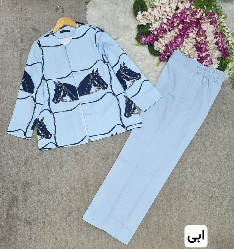 سفارش و خرید اینترنتی کت و شلوار طرح اسب کد 43654
