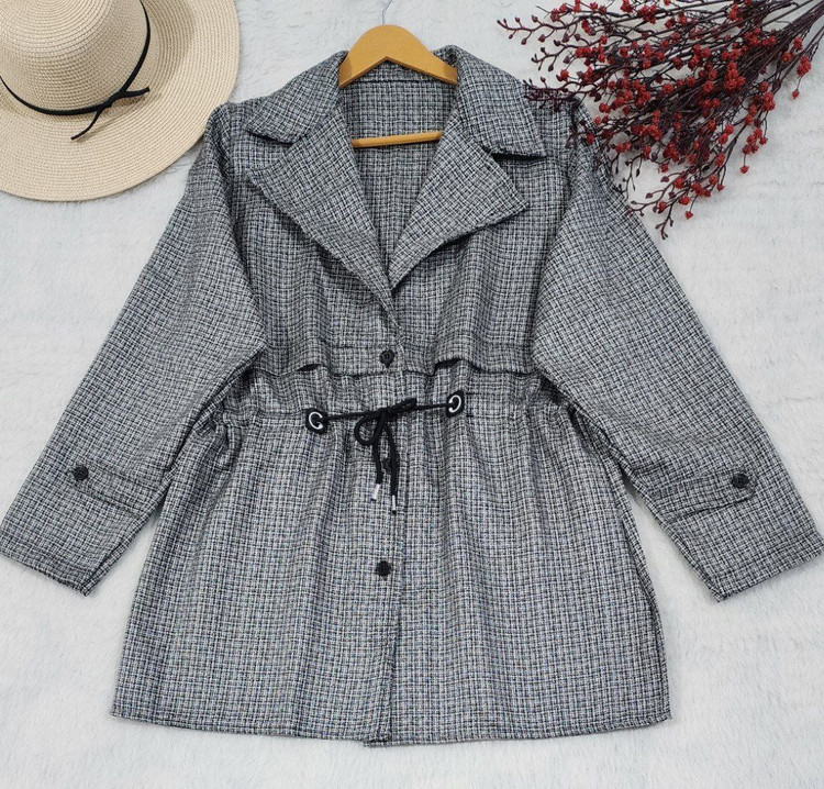 مشاهده قیمت مانتو پاییزه کمرگتدار میخک کد 94714