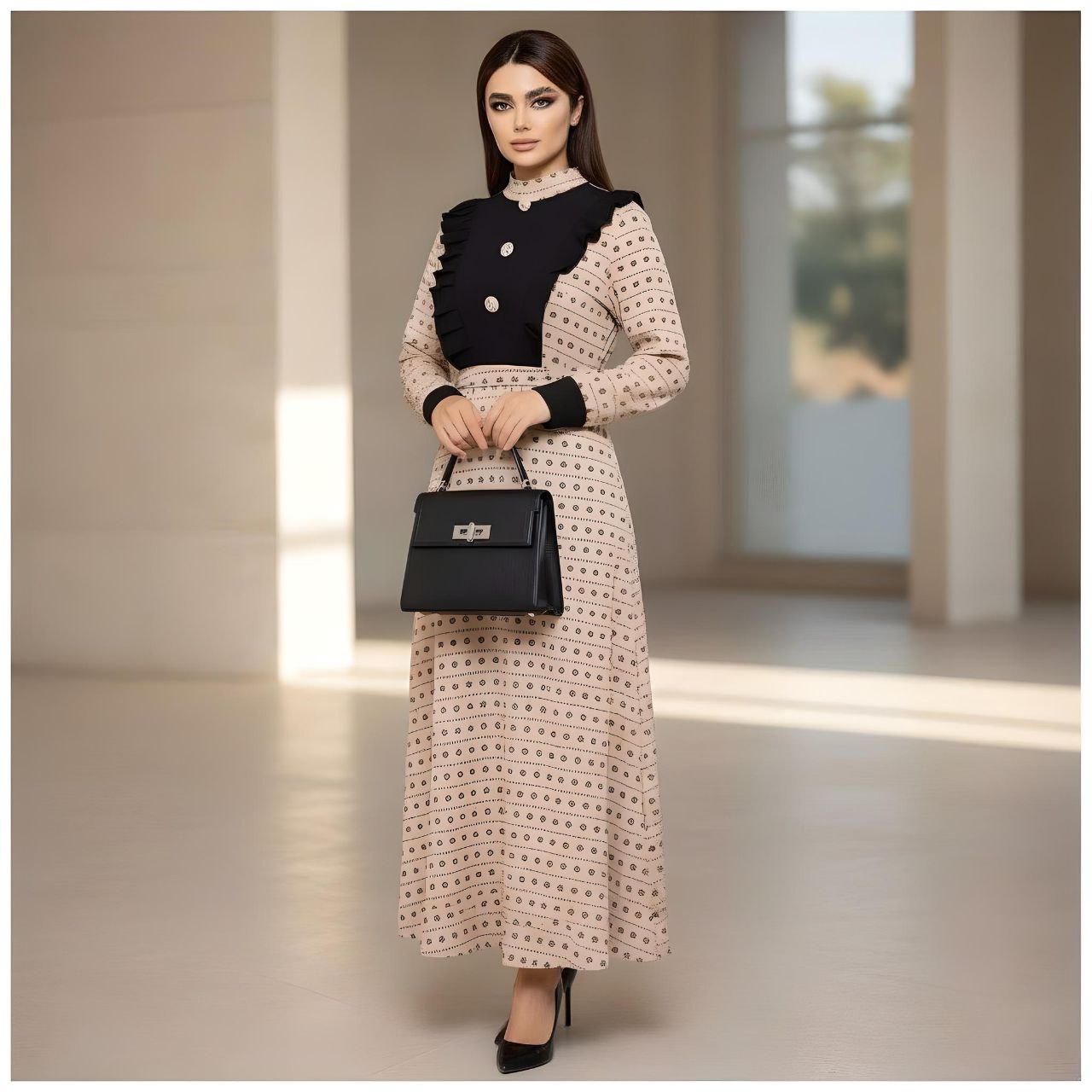 خرید ماکسی بلند پرستو کد 99551