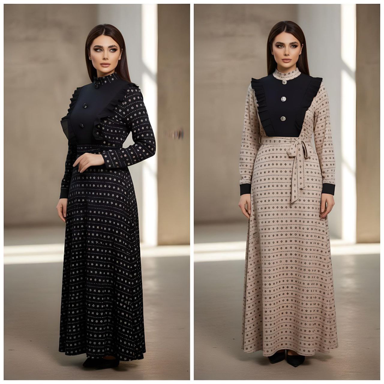 خرید آنلاین ماکسی بلند پرستو کد 99551