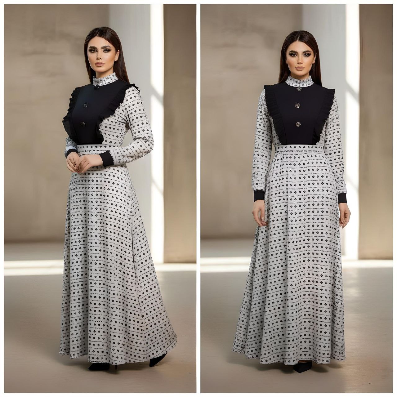 خرید اینترنتی و آنلاین ماکسی بلند پرستو کد 99551