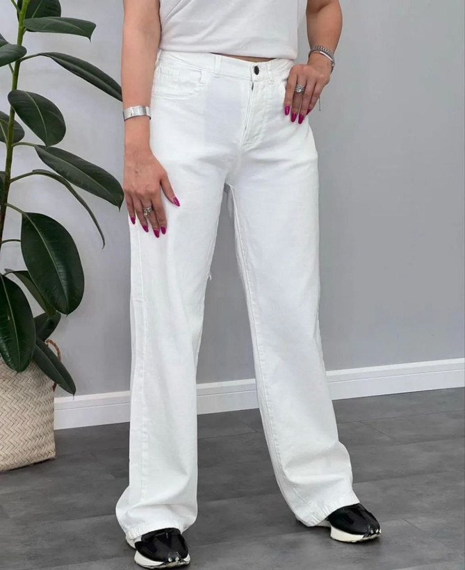 خرید آنلاین شلوار نیم بگ کتان کد 76286