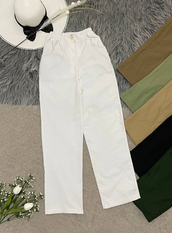 سفارش آنلاین شلوار نیم بگ کتان کد 76286