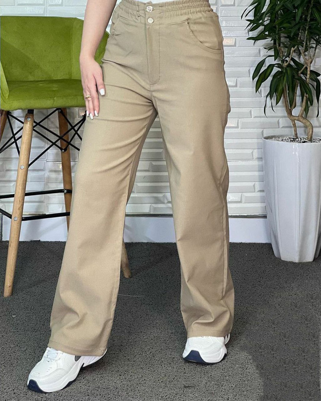 سفارش اینترنتی و آنلاین شلوار نیم بگ کتان کد 76286