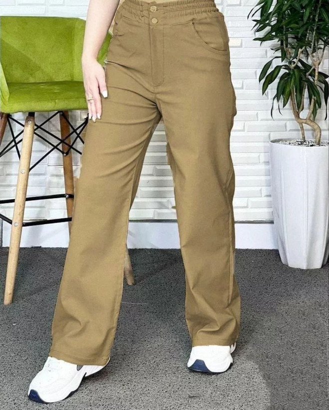 مشاهده قیمت و خرید شلوار نیم بگ کتان کد 76286