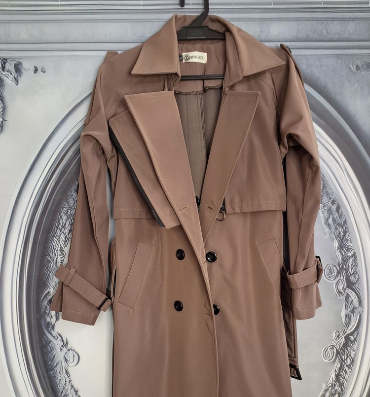 سفارش مانتو شنل دار سهیلا کد 1762