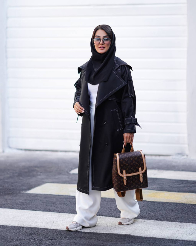 سفارش و خرید بارونی بلند دمسه دوزی آستردار کد ۴۳۰۳