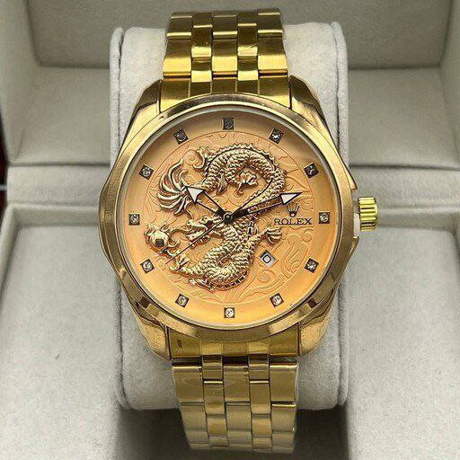 سفارش ساعت مچی مردانه رولکس طرح دراگون کد 369464