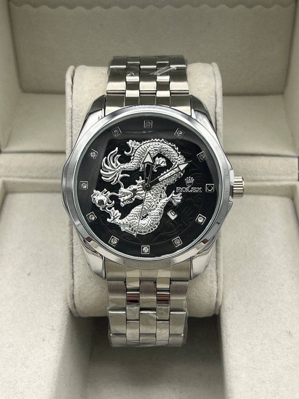 خرید ساعت مچی مردانه رولکس طرح دراگون کد 369464