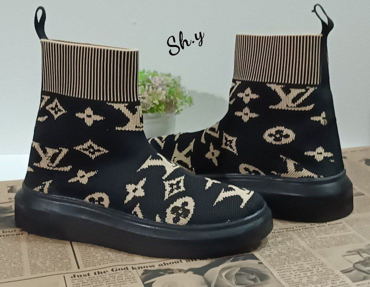 سفارش اینترنتی کفش ساقدار جورابی ال وی کد 225