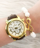 سفارش ساعت زنانه بند چرم کد 369068