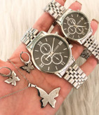 سفارش پک ساعت زنانه و مردانه و نیم ست زنانه کد 369023