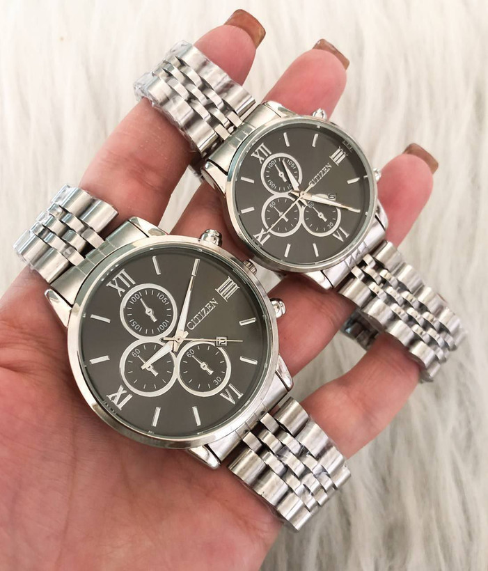 خرید آنلاین پک ساعت زنانه و مردانه و نیم ست زنانه کد 369023