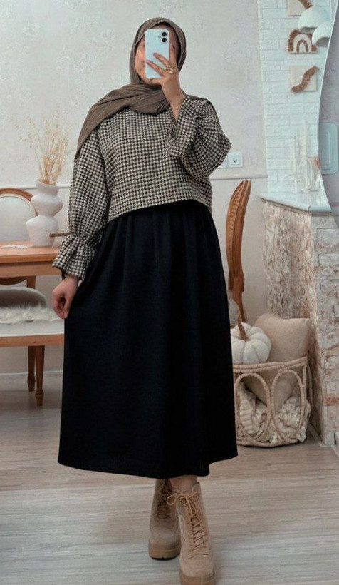 خرید اینترنتی شومیز دامن نیکا کد ۴۳۵۷