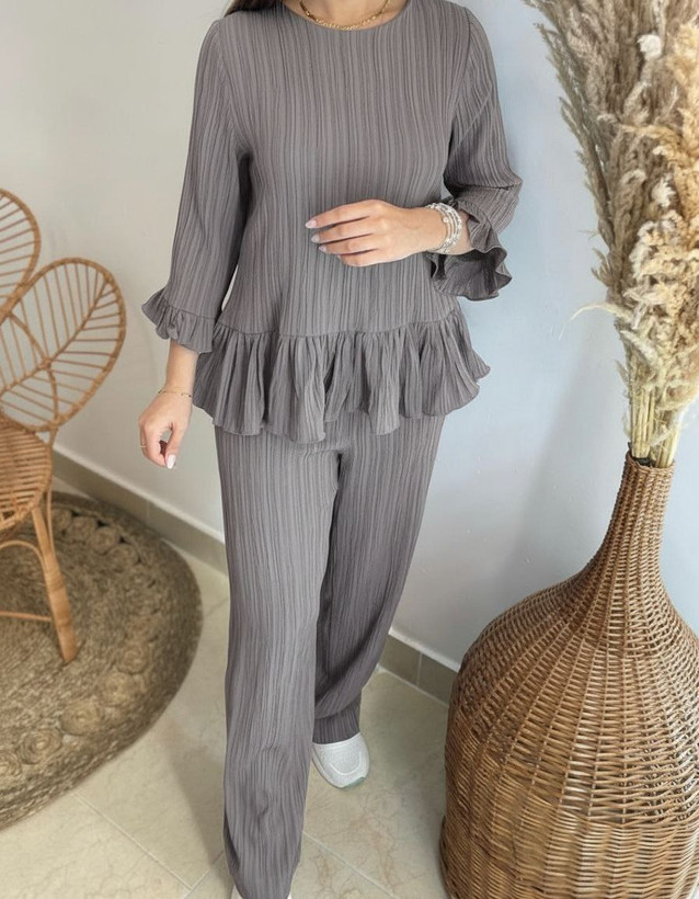 سفارش بلوز شلوار رزالین کد 99552