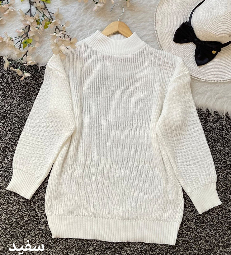 خرید آنلاین بافت یقه ایستاده بیتا کد 95202