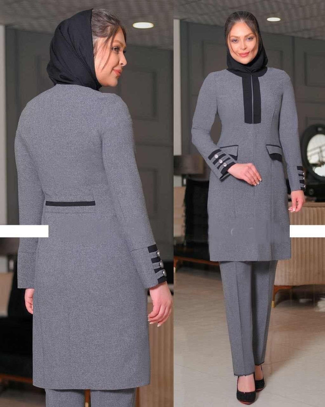 خرید اینترنتی مانتو شلوار آذربانو کد 99515