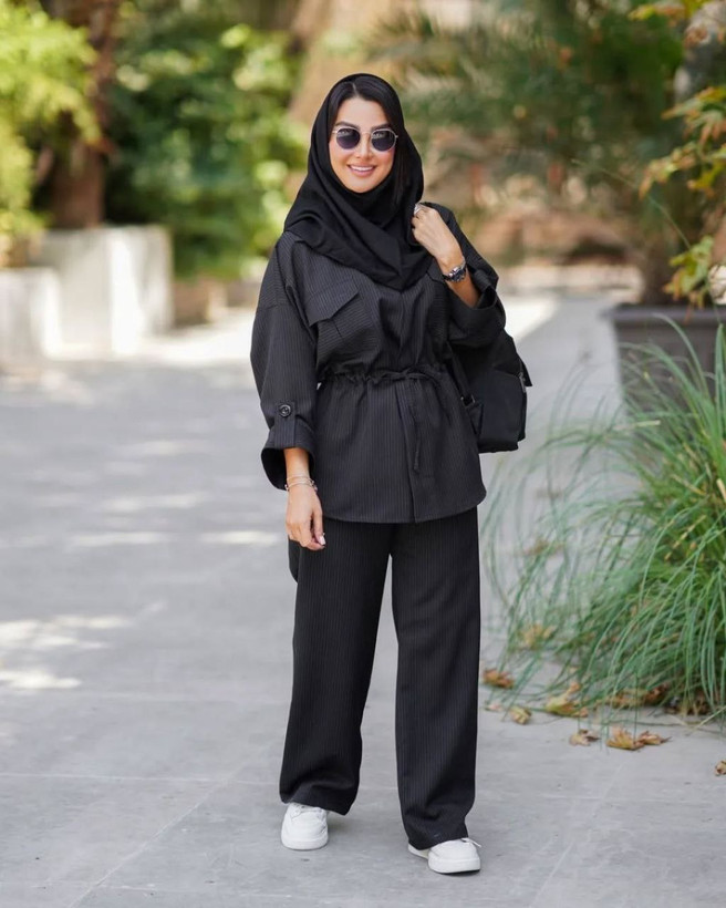 سفارش مانتو شلوار آسنات کد 99510