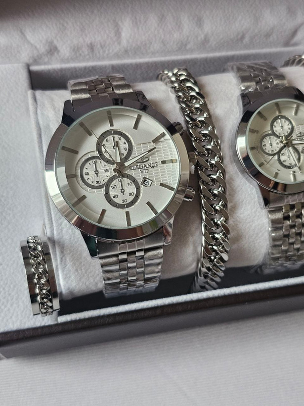 خرید آنلاین ست ساعت مردانه و زنانه مارک الگانس کد 369536