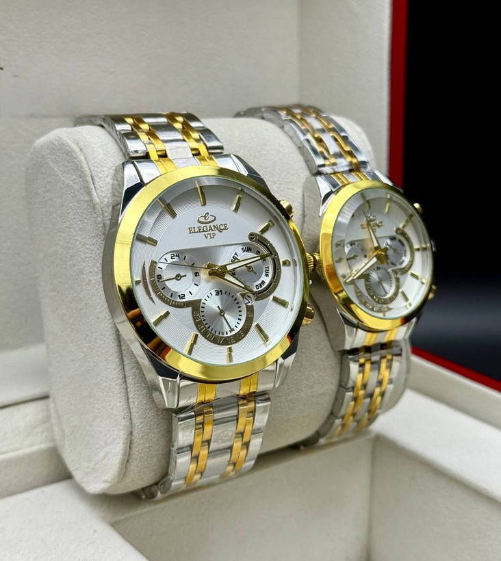 مشاهده قیمت ست ساعت زنانه و مردانه مارک الگانس کد 369527